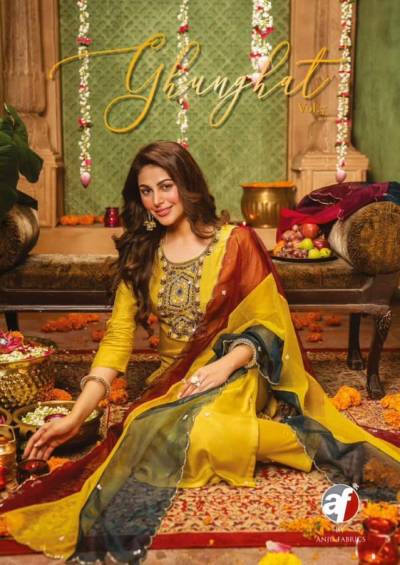 Ghunghat Vol 7 By Anju Fabric Designer Readymade Salwar Kameez Collection
